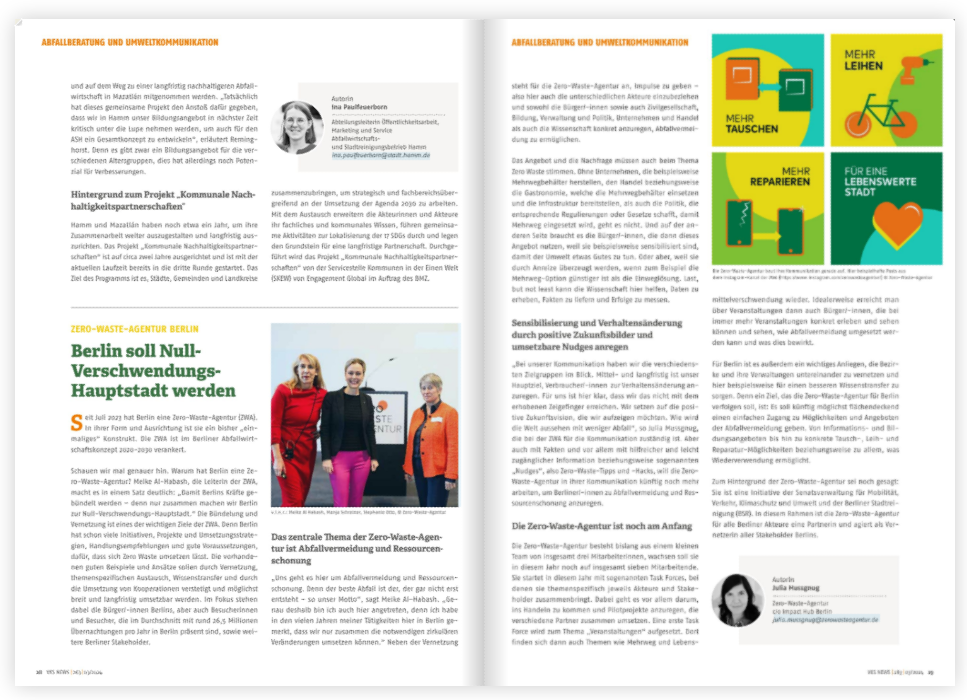 Artikel in der VKU News