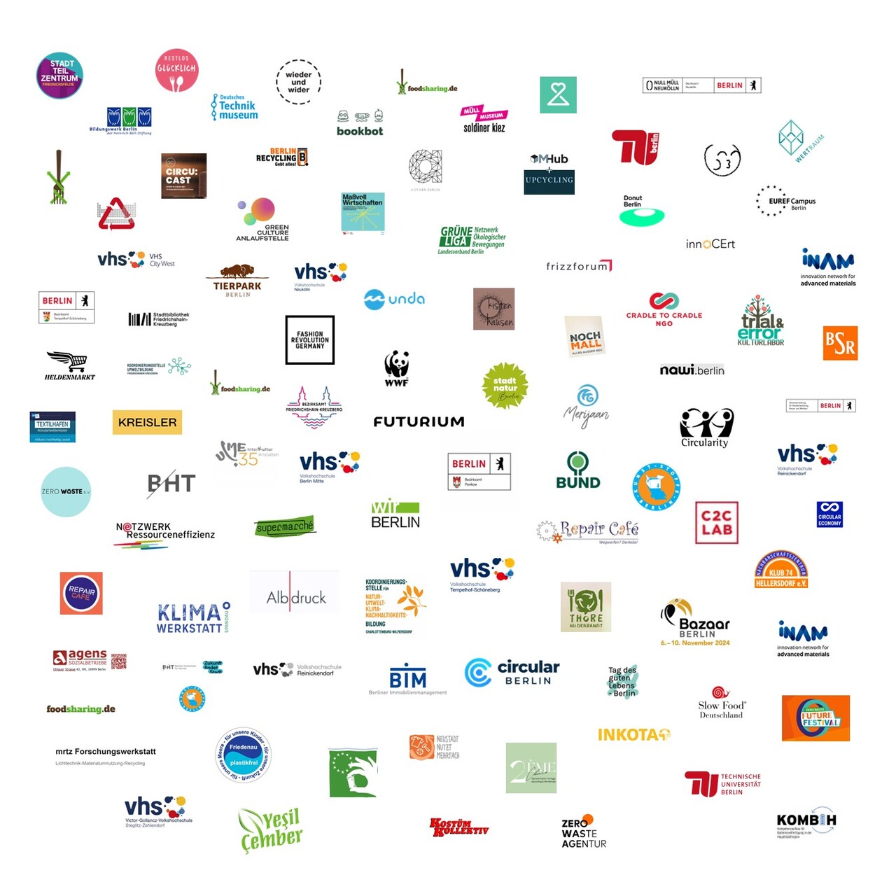 Logos der Veranstalter:innen der Zero-Waste-Aktionswochen