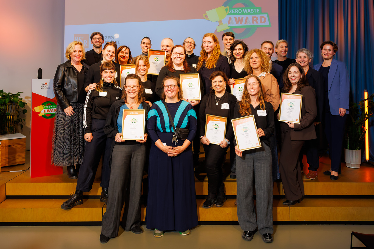 Preisträger:innen des Zero Waste Award für Veranstaltungen