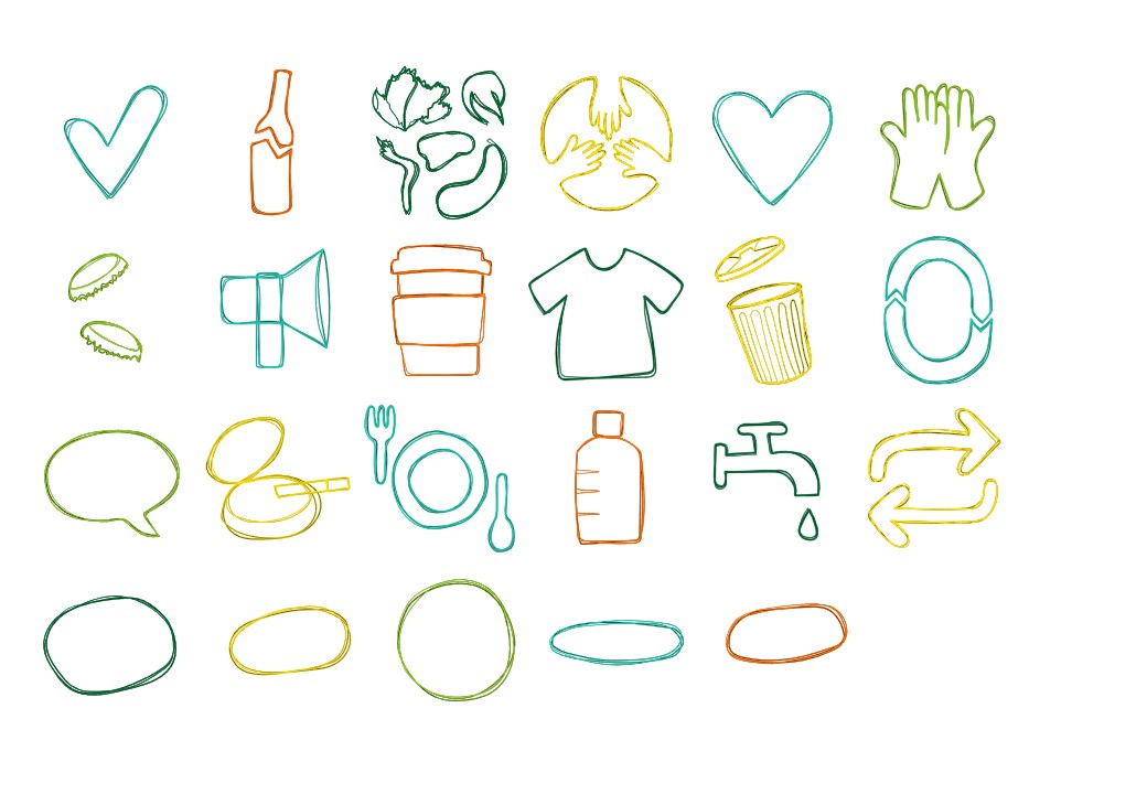 Übersicht von Icons
