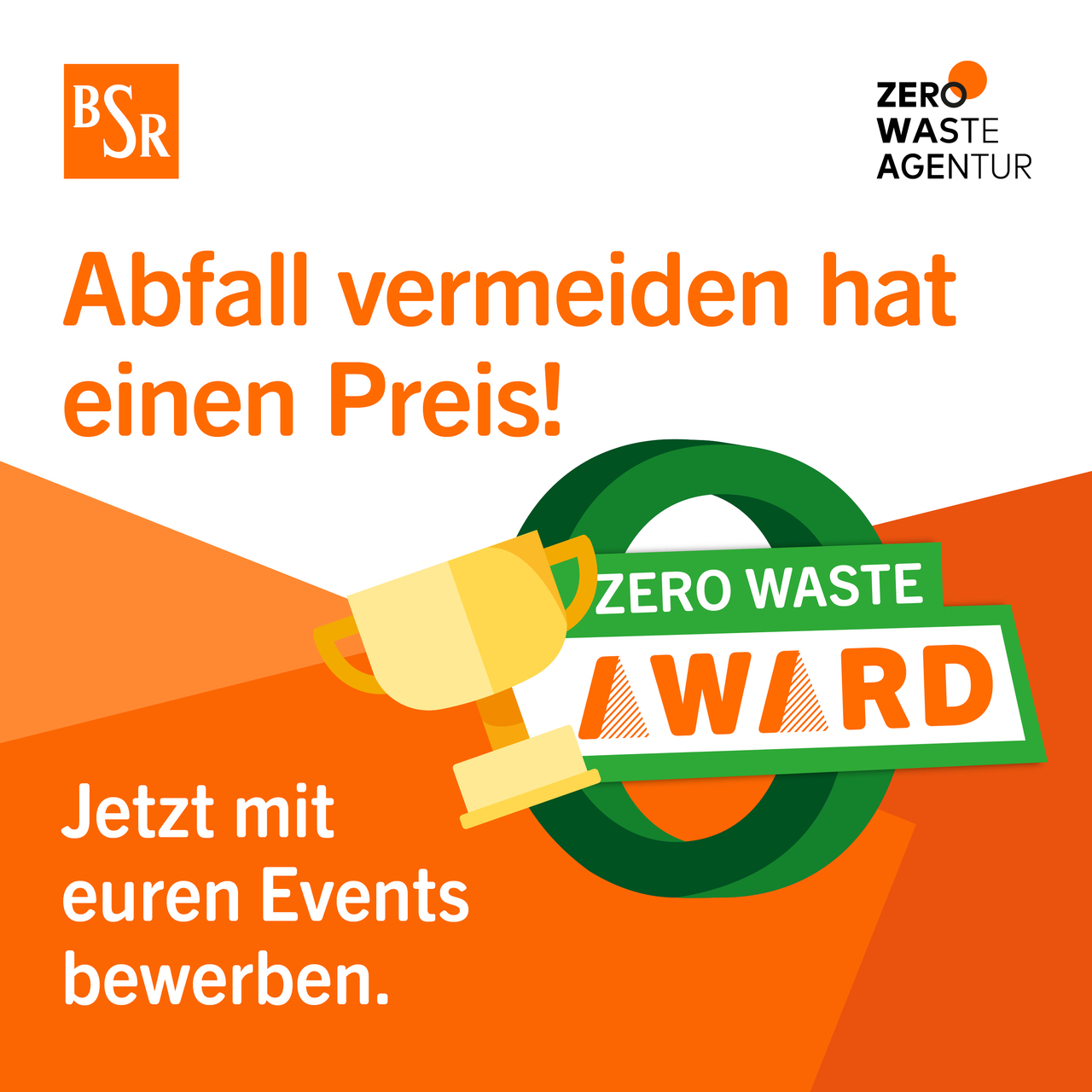 Werbung für den Award