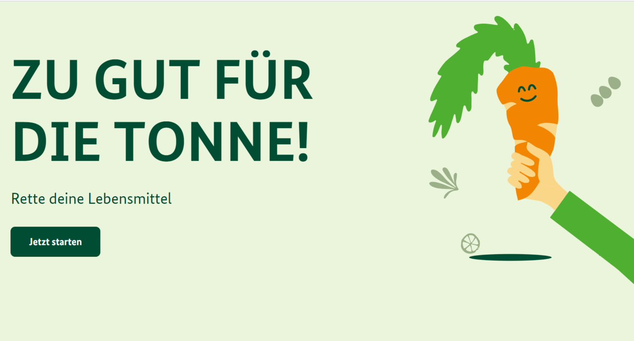 Screenshot App Zu Gut Für Die Tonne
